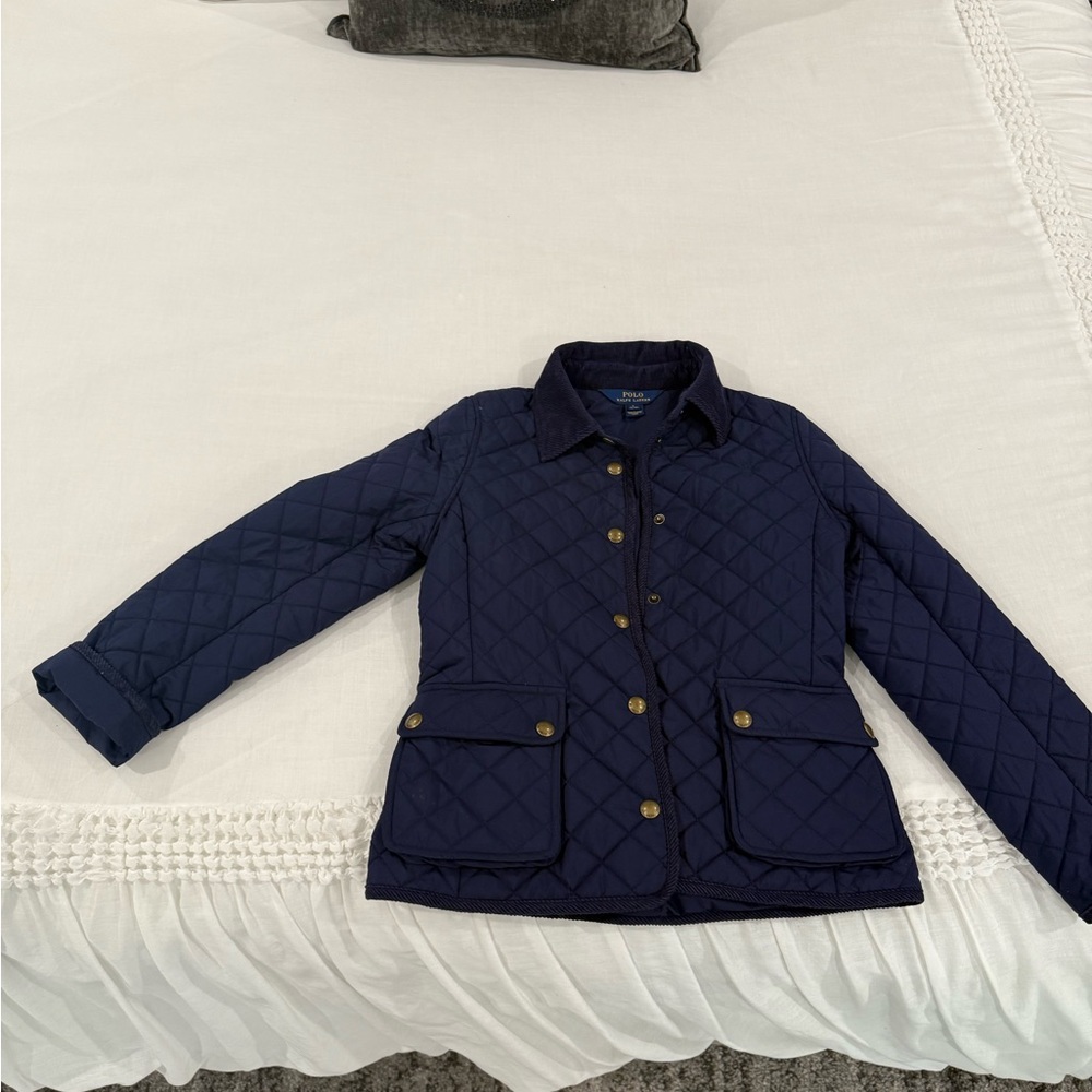 Ralph Lauren Navy Quilted Jacket